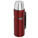 Thermos red stainless steel flask 1.2L capacity (British brand)