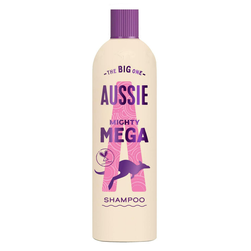 Aussie Mighty Mega Shampoo 400ml - authentic British product