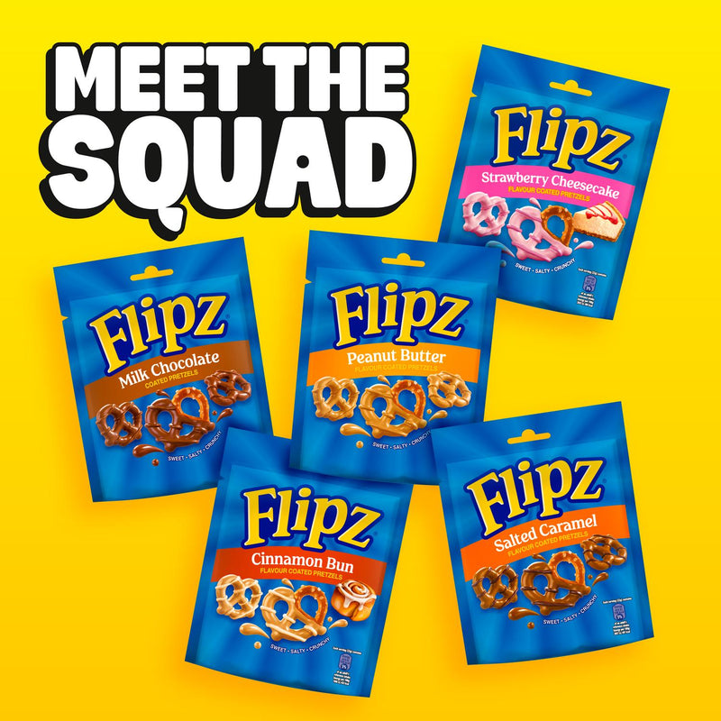 Flipz Peanut Butter Coated Pretzels 90g - British product