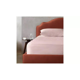 400 Thread Count Egyptian Cotton Fitted Sheet in Blush with Sateen Finish