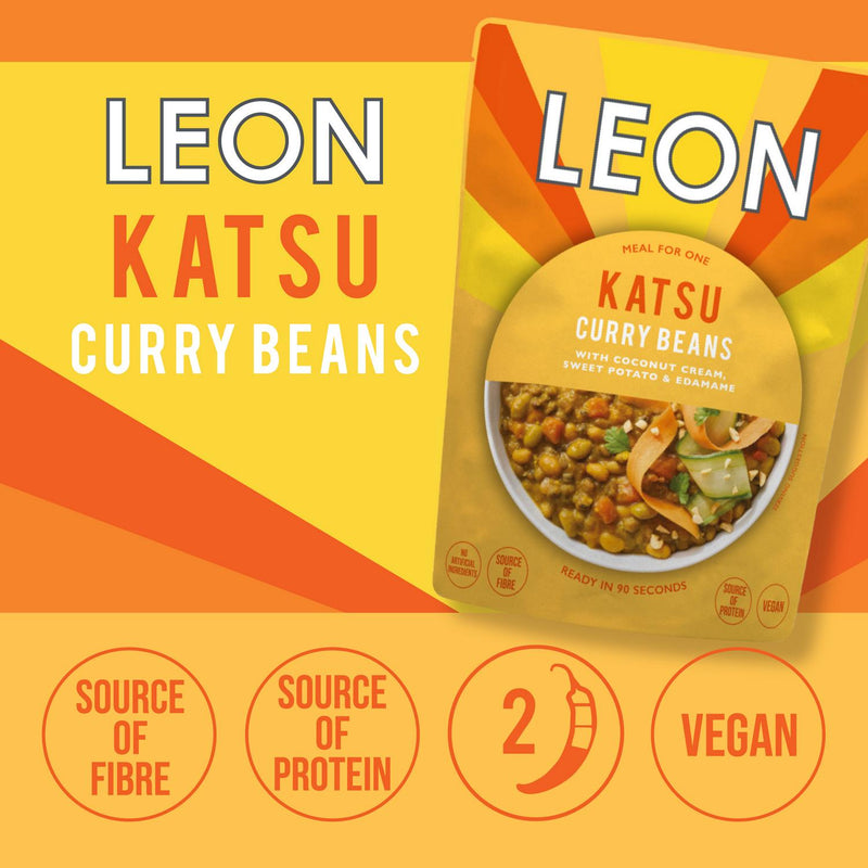 Leon Katsu Curry Beans 250g, UK version