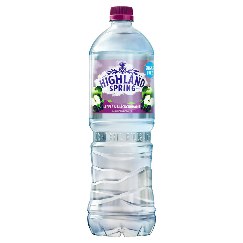 Highland Spring Apple Blackcurrant Flavoured Water 1.25L, UK version