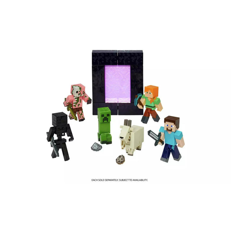 Minecraft Craft-A-Block Figure 3.25-inch Scale, imported from the UK