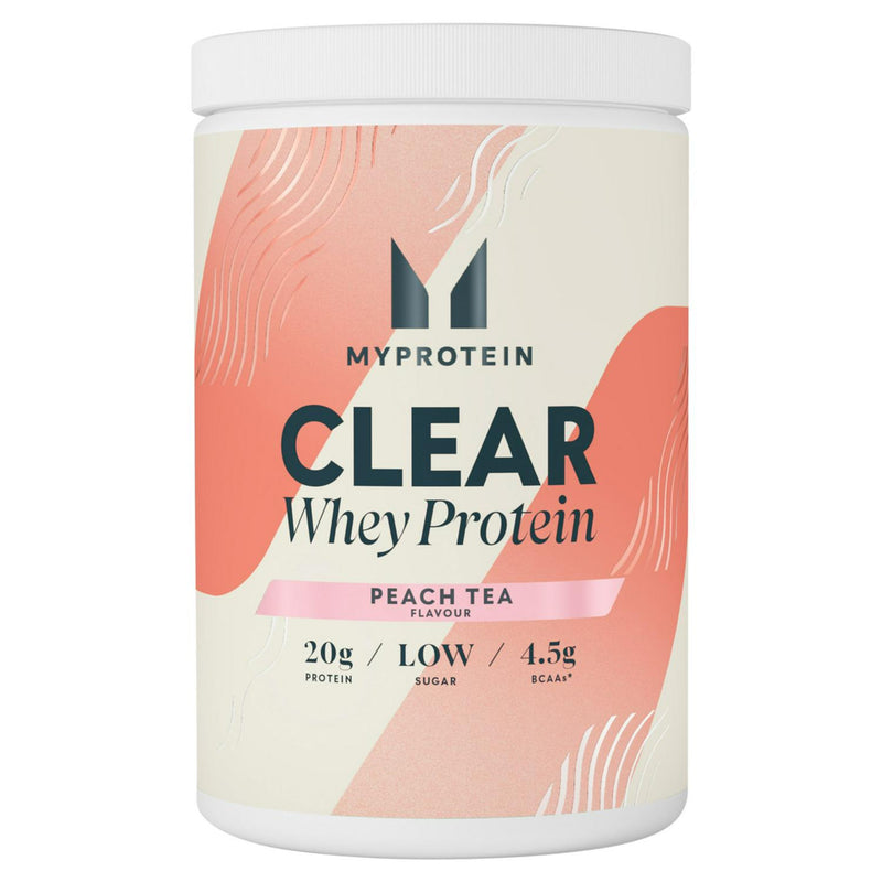 Myprotein Clear Whey Protein Peach Tea 10 Servings, imported from the UK