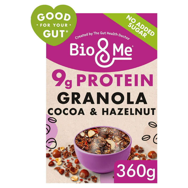 Bio Me cocoa hazelnut granola 360g - British product