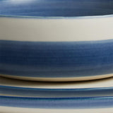 Habitat 12pc blue stoneware dinner set, UK version