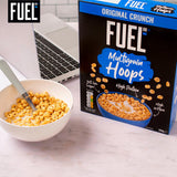 FUEL10K multigrain hoops breakfast cereal 350g - British product