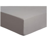 Habitat Soft and Cosy Brushed Cotton Fitted Sheet - Dove Grey