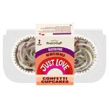 Just Love Free From Confetti Cupcakes x2