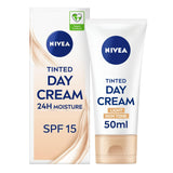 Nivea Tinted Day Cream Moisturiser for Light Skin Tone SPF15 50ml