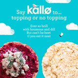 Kallo Veggie Cakes Beetroot Balsamic Seasoning 122g, UK version