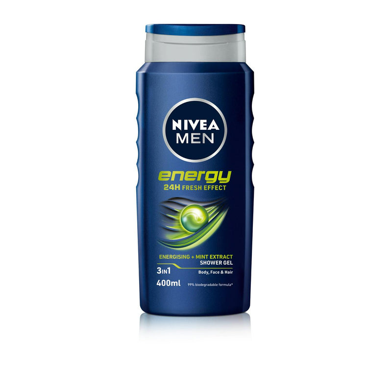 Mint Extract 3-in-1 Shower Gel for Body, Face, and Hair 400ml