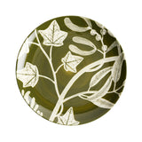 Habitat Floral Stoneware Side Plate - Green