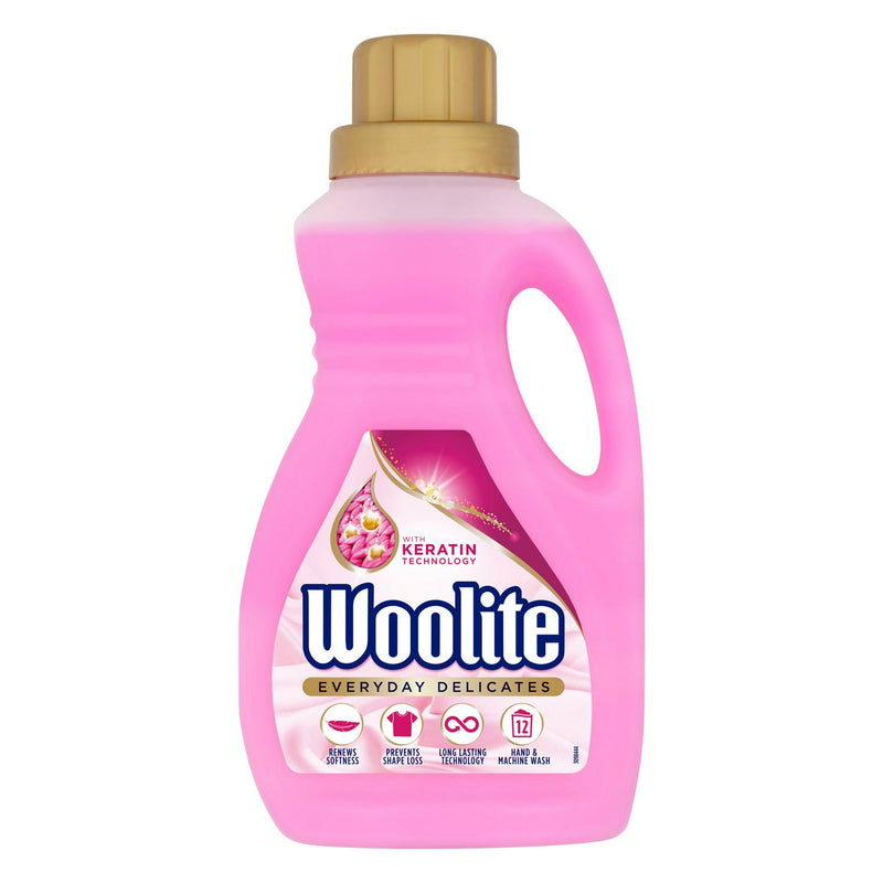 Woolite Laundry Detergent Liquid Delicates Hand & Machine Wash 750ml
