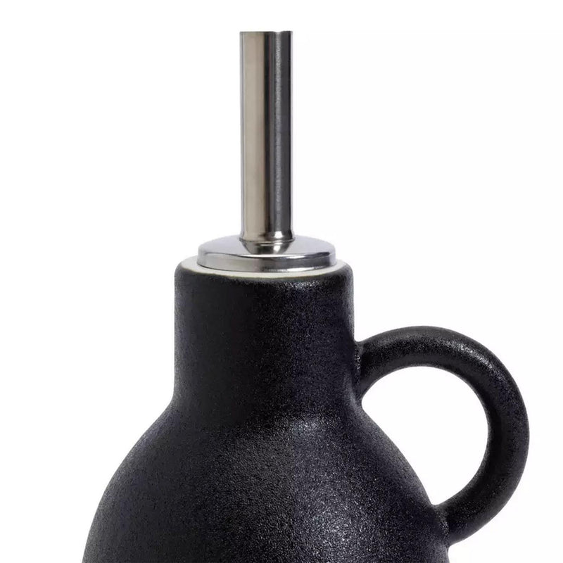 Habitat industrial stoneware oil pourer, 22.6cm height, UK version