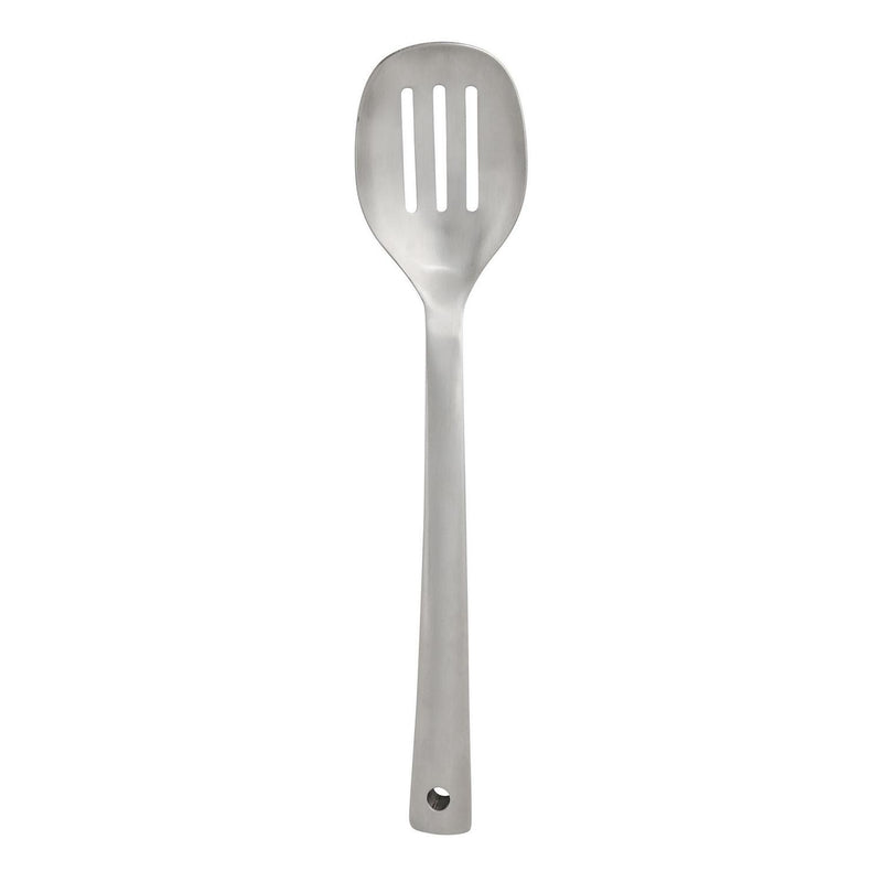 Habitat Ellipse stainless steel slotted spoon 34cm, imported from the UK
