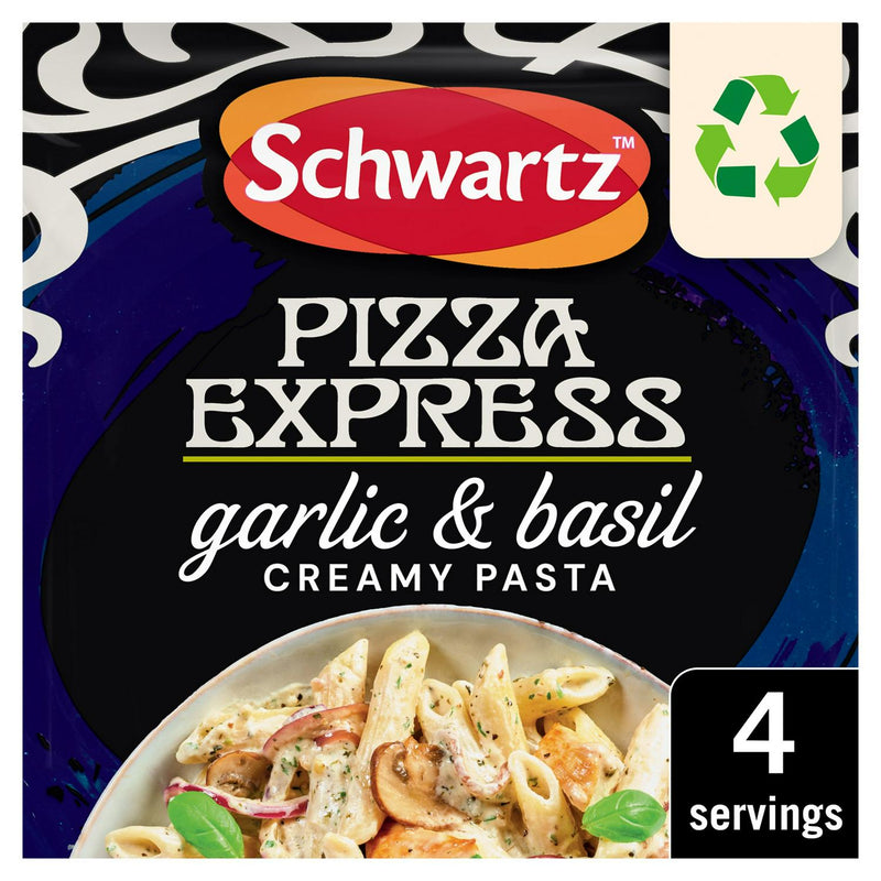 Schwartz Pizza Express Garlic & Basil Creamy Pasta Mix 35g (British brand)
