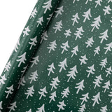 Sainsbury's Green Tree Wrapping Paper - 3m
