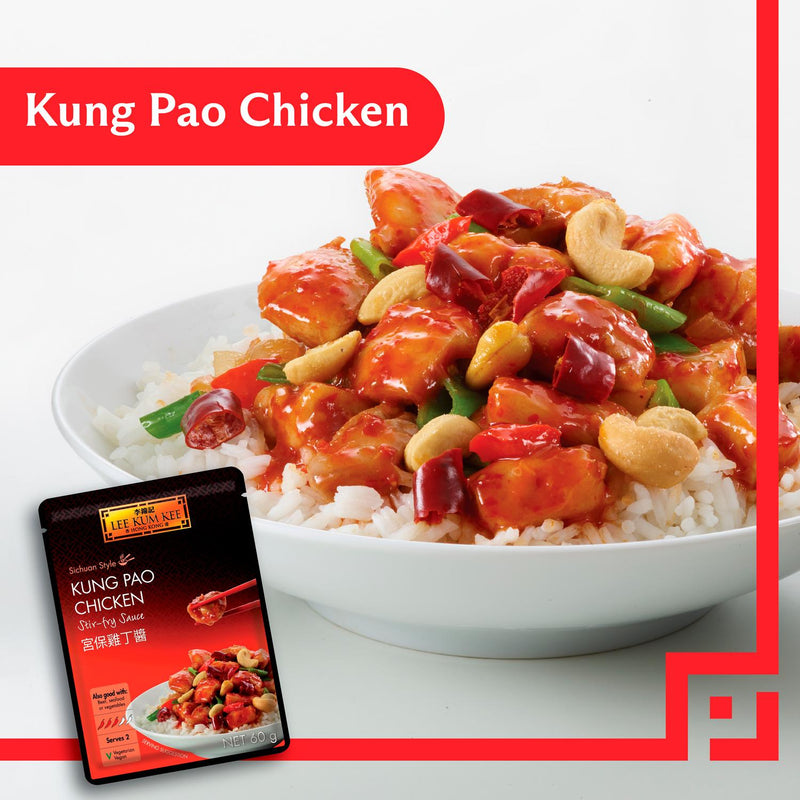 Lee Kum Kee Kung Pao Chicken Stir Fry Sauce 60g, UK version