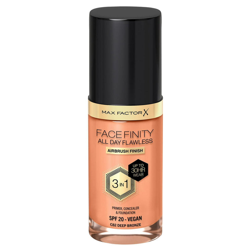 Max Factor All Day Flawless 82 Deep Bronze Foundation 30ml