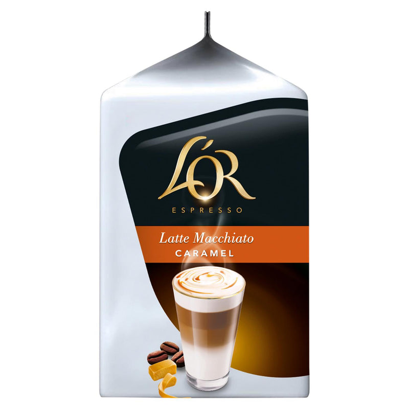 L'OR Caramel Latte Macchiato Coffee Pods 7 Count, UK version