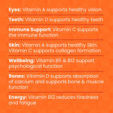 Haliborange Adult Multi Orange Flavour On-a-Day Adult Gummies x30