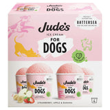 Jude's Ice Cream for Dogs Strawberry, Apple & Banana 4x90ml