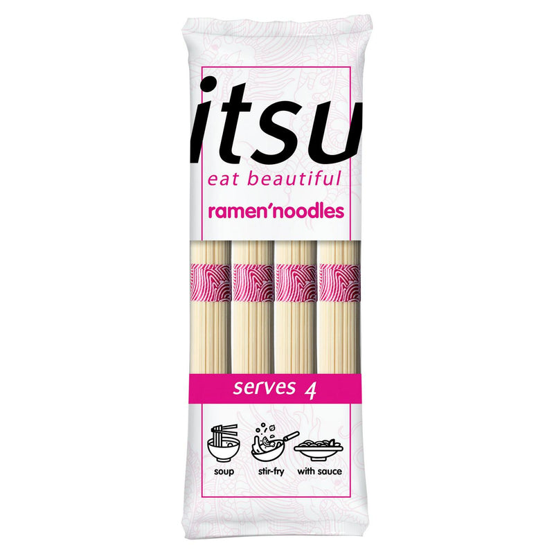 Itsu Ramen Noodles Wheat Flour 250g Pack, UK version