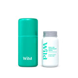 Refillable Roll-On Deodorant 50ml with Natural Fresh Cotton & Sea Salt Scent