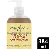 SheaMoisture Jamaican Black Castor Oil Strengthen & Restore Conditioner for Damaged Curly Hair 384ml
