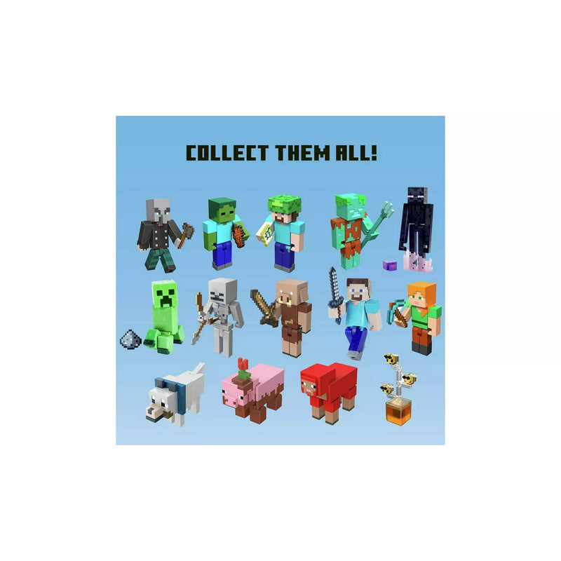 Minecraft Craft-A-Block Figure 3.25-inch Scale, imported from the UK