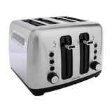 Cookworks 4 Slice Stainless Steel Toaster, British product