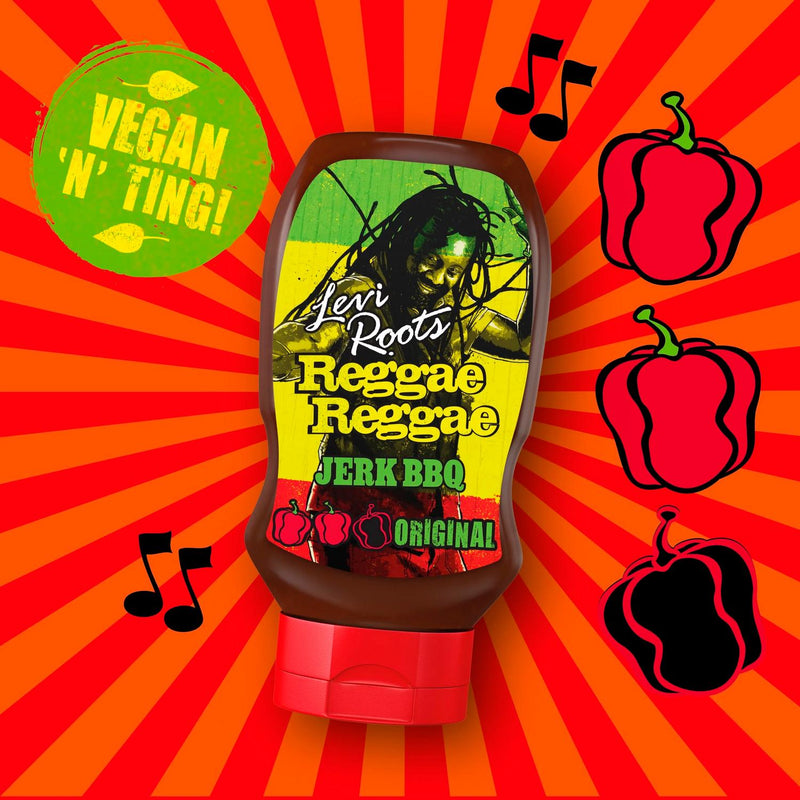 Levi Roots Jerk BBQ Sauce 330g, imported from the UK