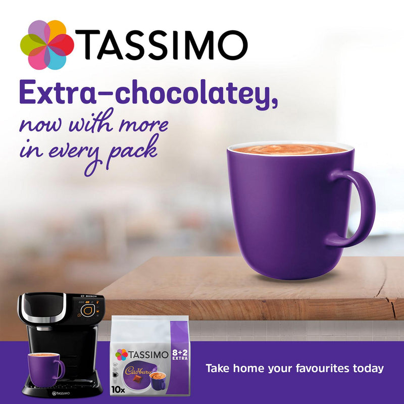 Cadbury Hot Chocolate Pods Tassimo x10 - British product