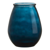 Habitat Recycled Scented Glass Sencilla Vase - Patchouli & Amber - Blue