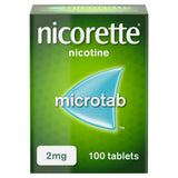 Nicorette Microtab Sublingual Tablet Pieces Quit Smoking Aid x100 2mg
