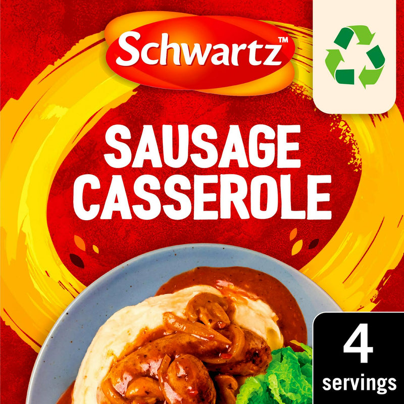Schwartz sausage casserole recipe mix 35g (British brand)
