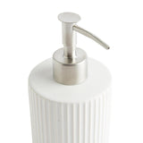 Sainsbury's Home Ribbed Soap Dispenser - White