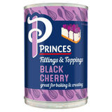 Princes Black Cherry Fruit Filling 410g, imported from the UK
