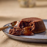 Belgian Dark Chocolate Sponge Puddings with Peanut Caramel Centre, Pack of 8 x 120g