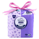 Lil-lets teen ultra night sanitary pads 10 count, imported from the UK