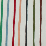 Habitat Floral Stripe Cotton Table Runner Green 220 x 33cm, UK version