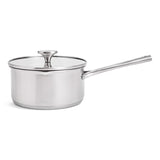 Habitat Ellipse Brushed Stainless Steel 18cm Saucepan