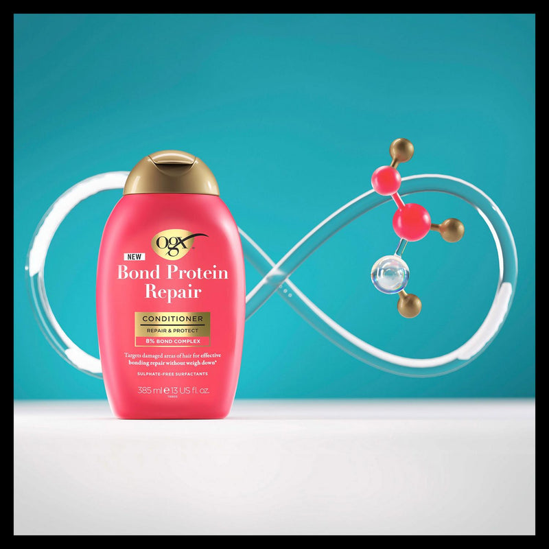 OGX Bond Protein Repair Conditioner 385ml, imported from the UK