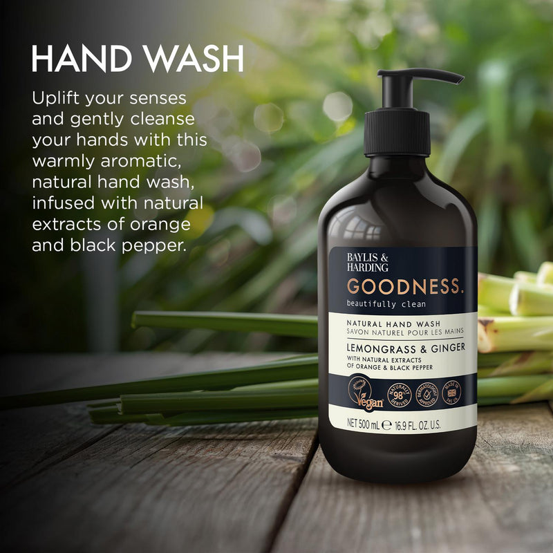 Baylis & Harding Goodness Lemongrass & Ginger Natural Hand Wash 500ml