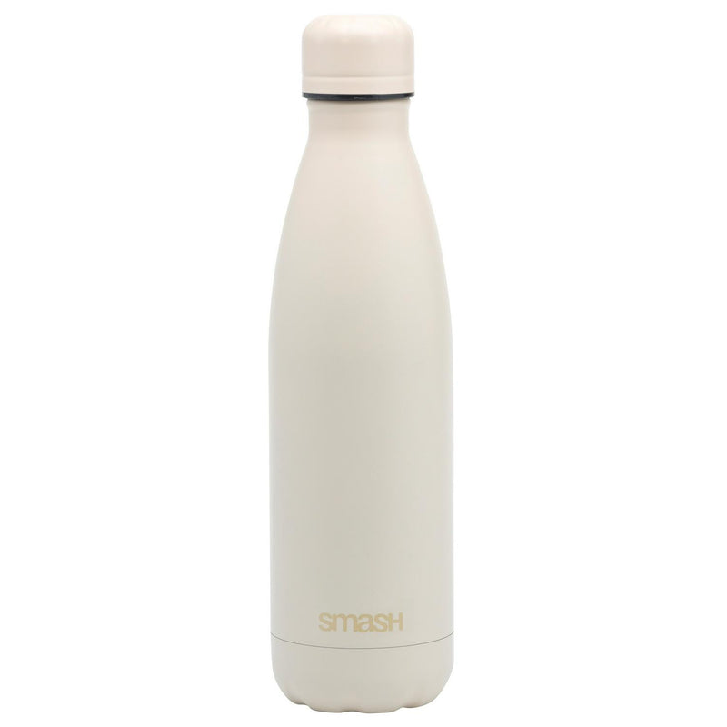 Smash Beige Stainless Steel Water Bottle 500ml (British brand)