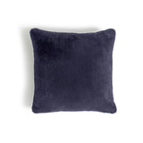Habitat Manor House Bunny Fur Cushion - Navy - 43x43