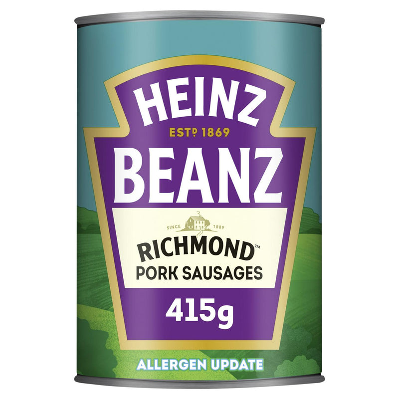 Heinz Baked Beans & Sausages Tomato Sauce 415g, UK version