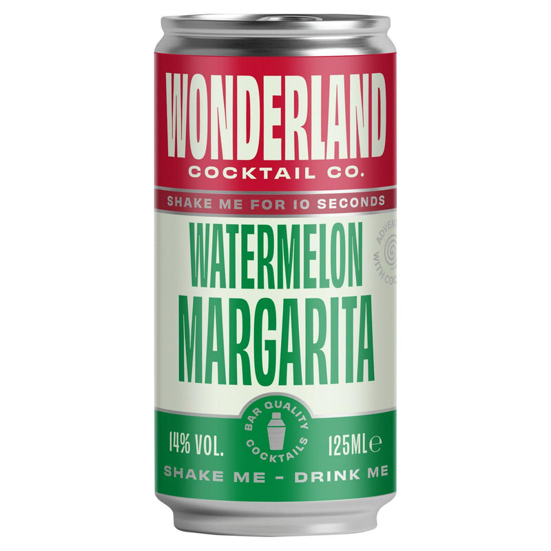 Watermelon Margarita Cocktail in 125ml Can