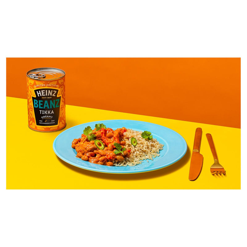Heinz Baked Beans Tikka Masala Style 390g Tin, UK version